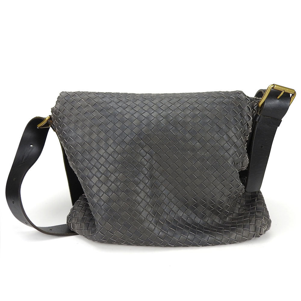 Bottega Veneta Leather Shoulder Bag Intrecciato