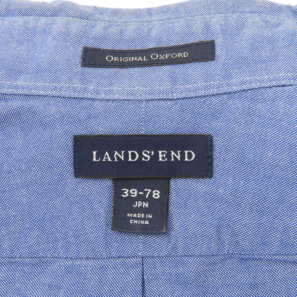 USED LANDS' END Cotton Long Sleeve Shirt