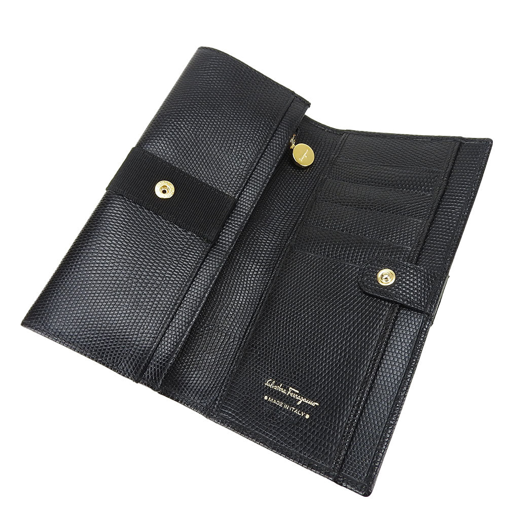 Salvatore Ferragamo Embossed Leather Wallet