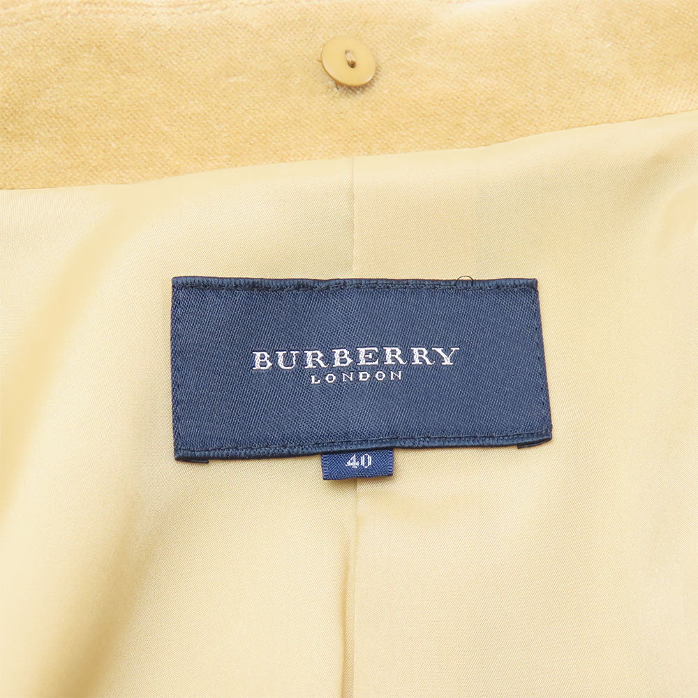 Burberry London Cotton Polyester Coat Beige