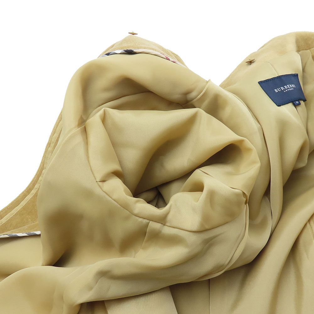 Burberry London Cotton Polyester Coat Beige