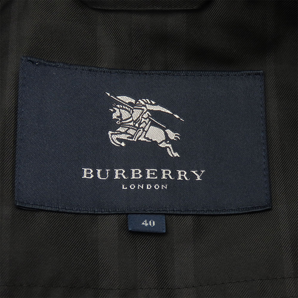 Burberry London Polyester Raincoat Black