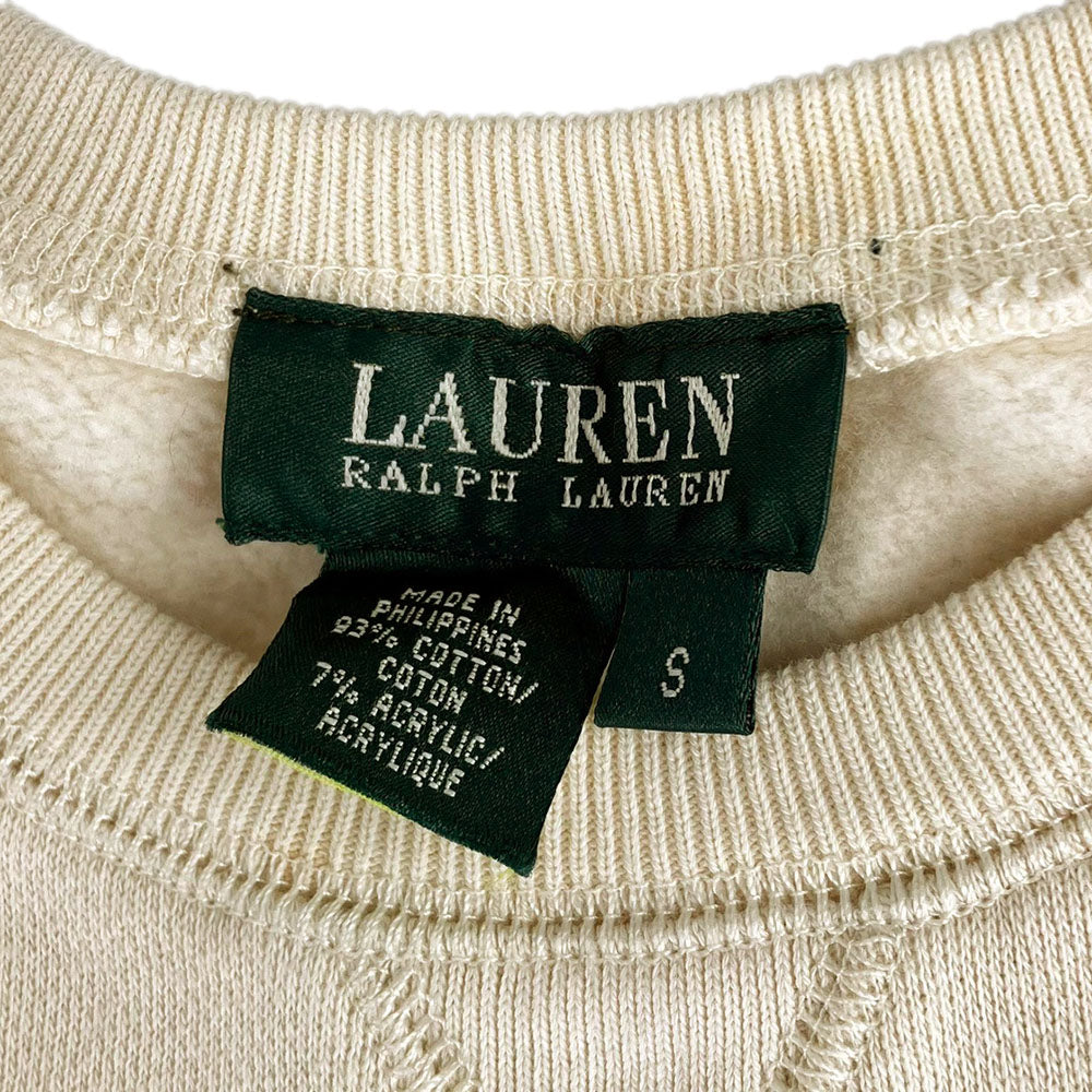 Ralph Lauren Ivory Sweatshirt S