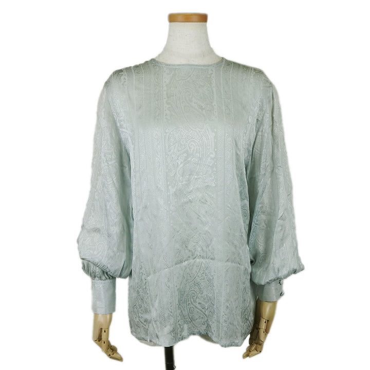 Christian Dior Silk Blouse M Mint Green