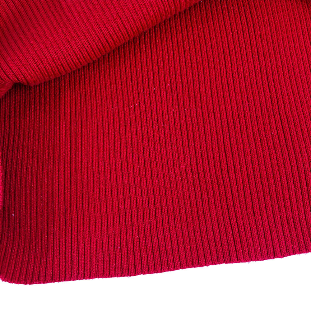 Ralph Lauren Red Cotton Knit Top M