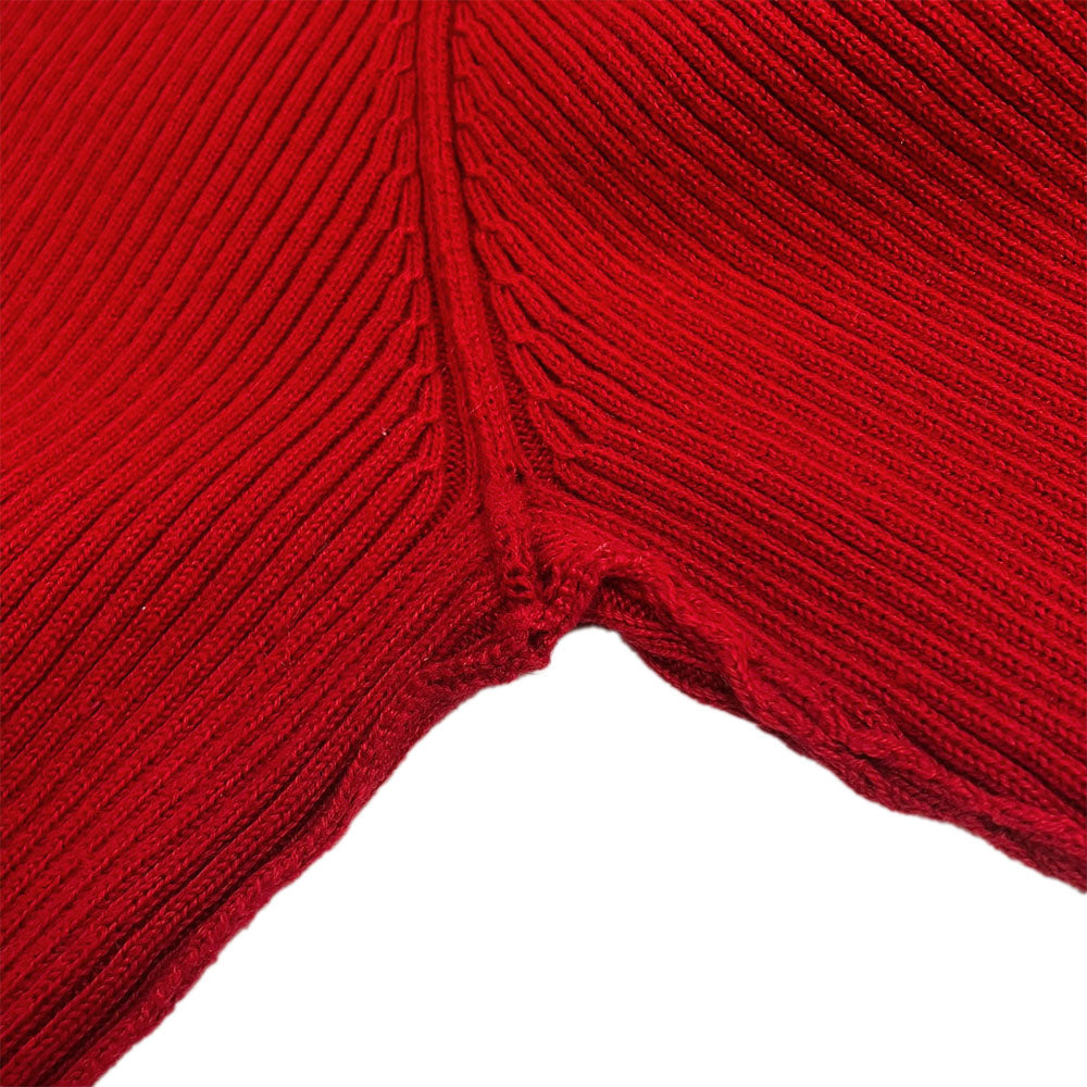 Ralph Lauren Red Cotton Knit Top M