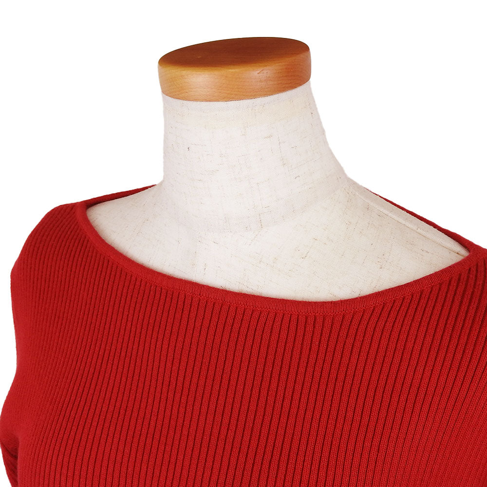 Ralph Lauren Red Cotton Knit Top M