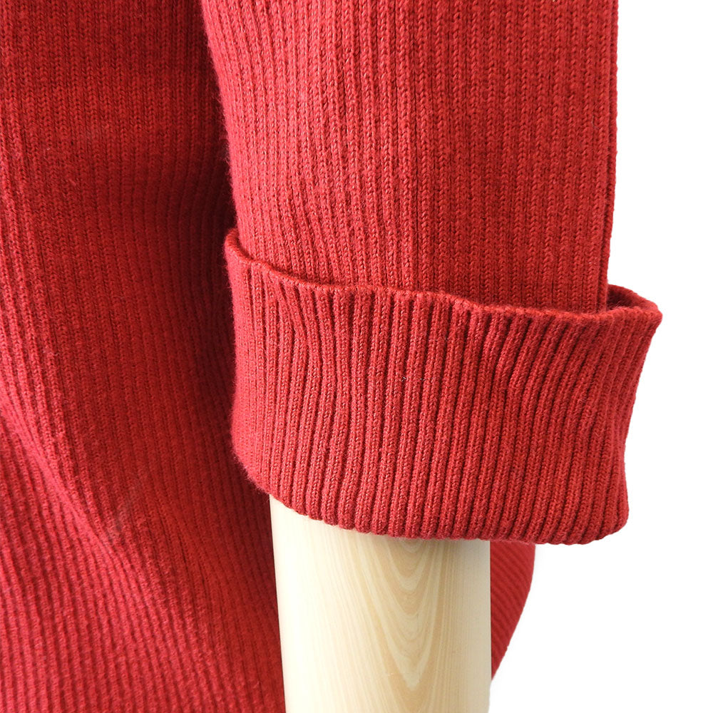 Ralph Lauren Red Cotton Knit Top M