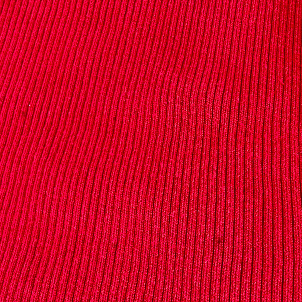 Ralph Lauren Red Cotton Knit Top M