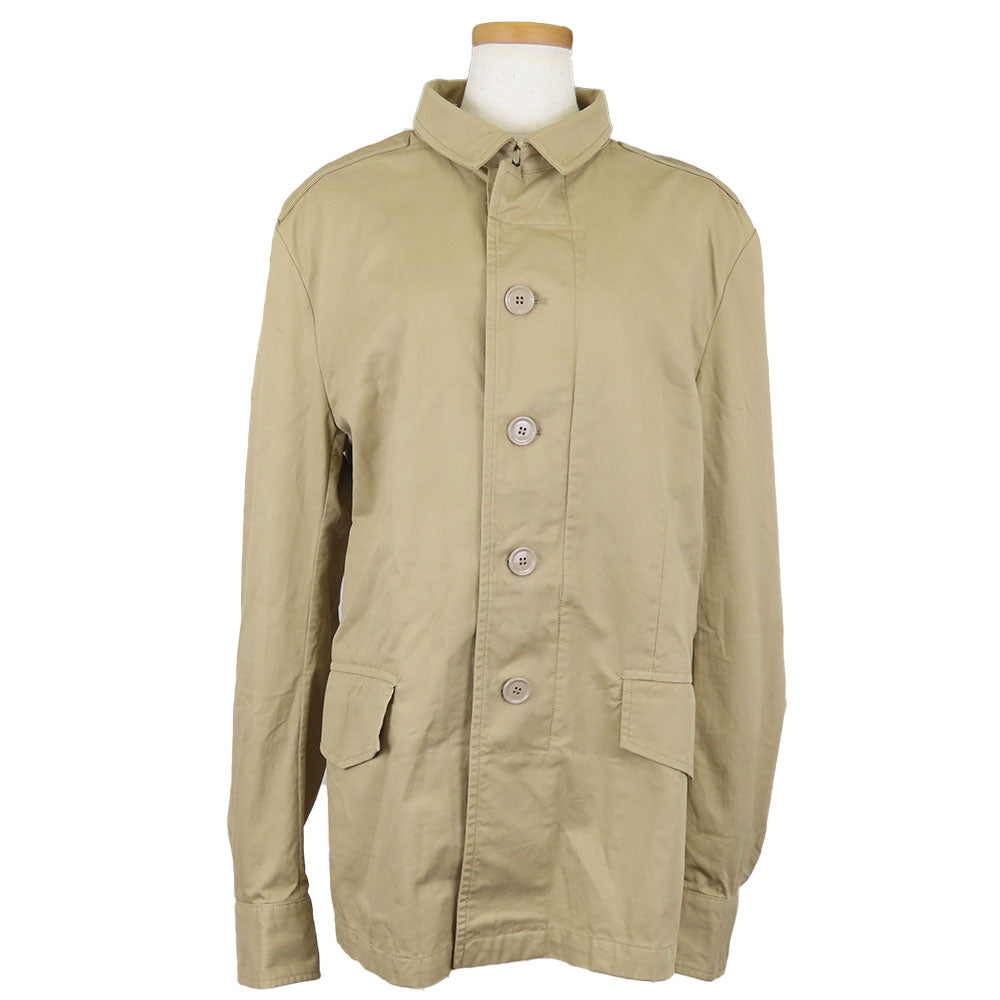 Yves Saint Laurent Cotton Beige Coat