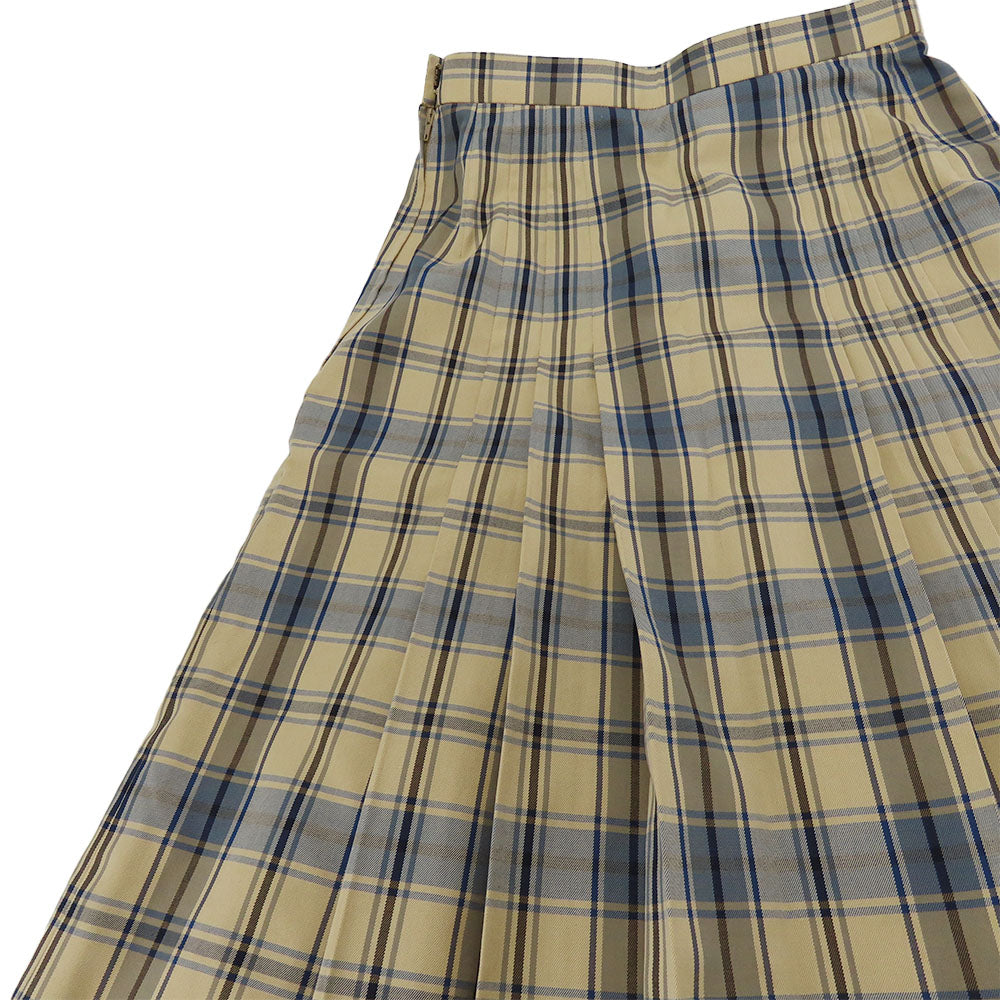 DAKS Polyester Cotton Check Shirt Skirt Set