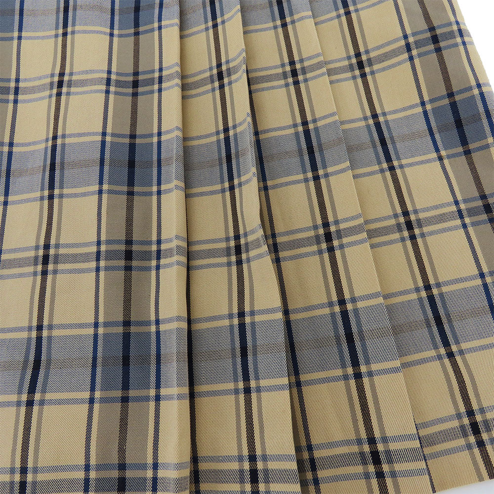 DAKS Polyester Cotton Check Shirt Skirt Set