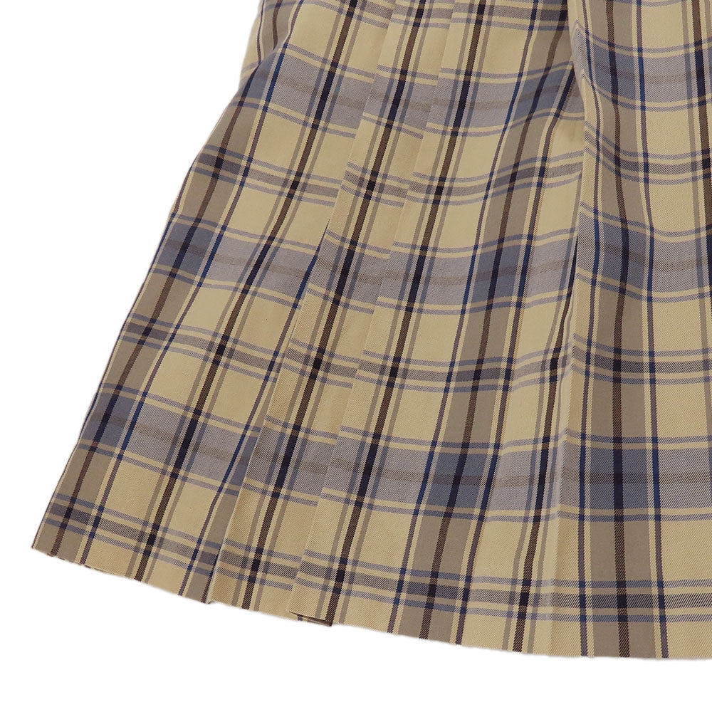 DAKS Polyester Cotton Check Shirt Skirt Set