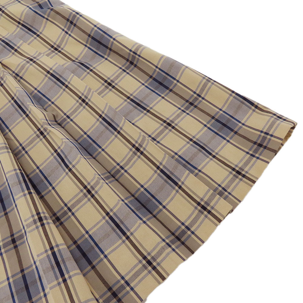 DAKS Polyester Cotton Check Shirt Skirt Set