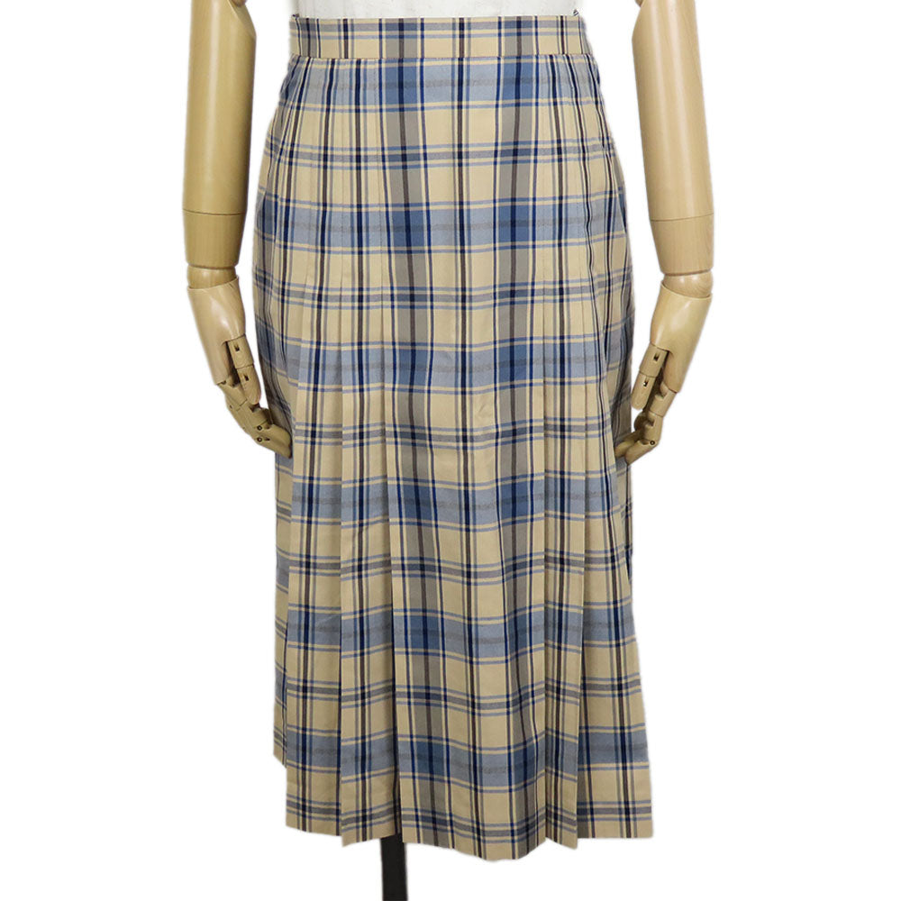 DAKS Polyester Cotton Check Shirt Skirt Set