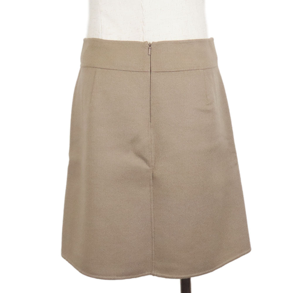 Max Mara Wool Angora Skirt Brown S