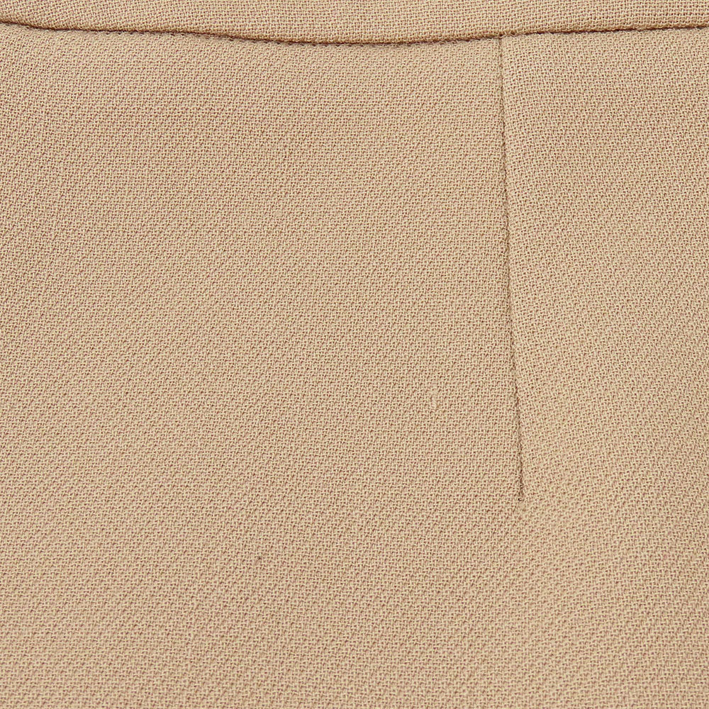 Max Mara Wool Cotton Skirt Beige