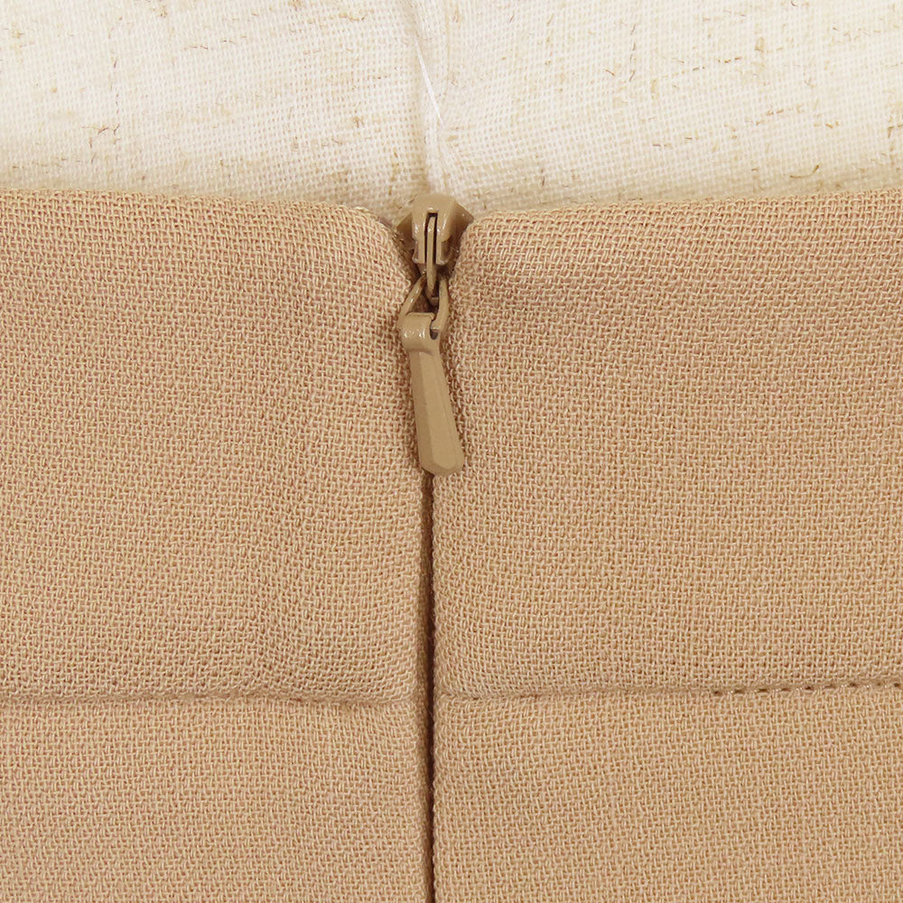 Max Mara Wool Cotton Skirt Beige