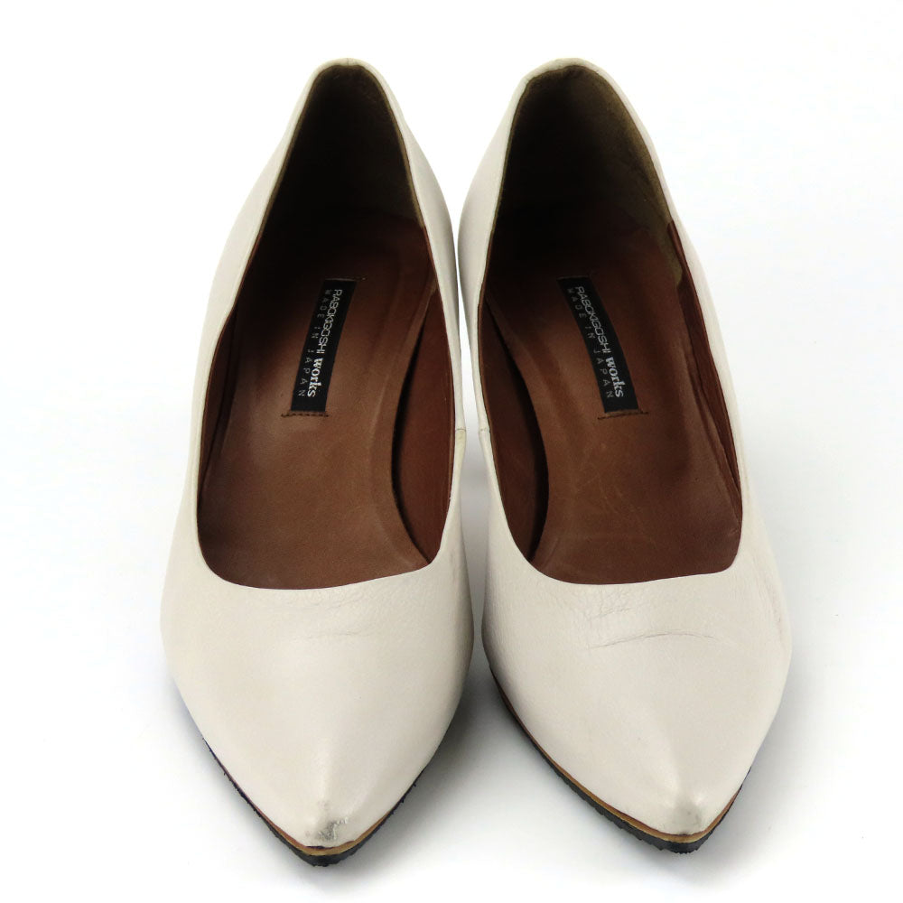 RABOKIGOSHI Works Leather Pumps Gray