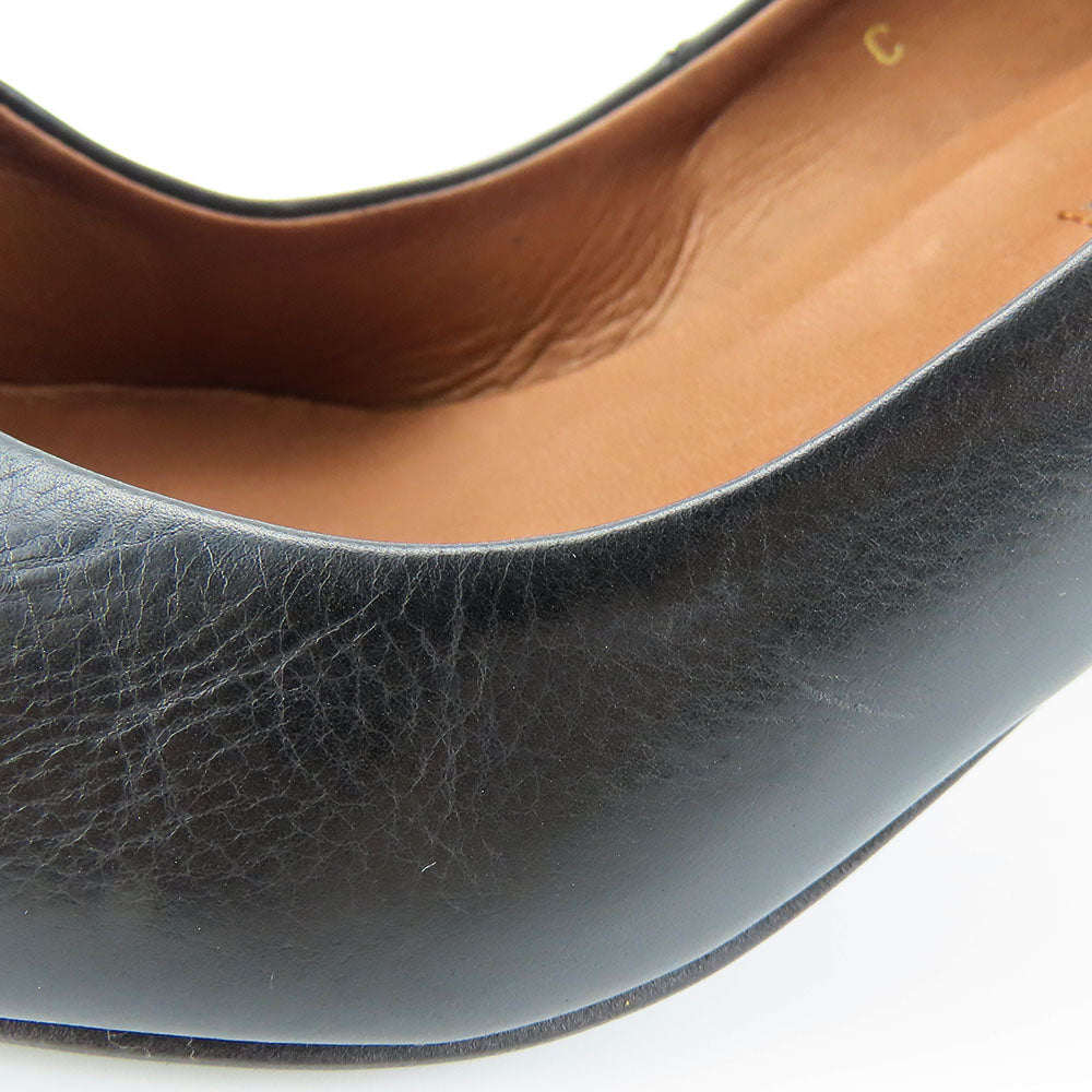 RABOKIGOSHI Works Leather Pumps Black