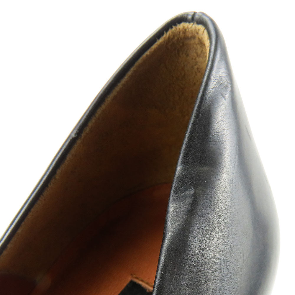 RABOKIGOSHI Works Leather Pumps Black