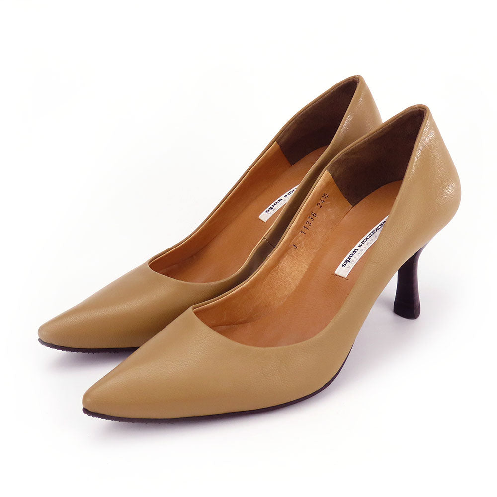 RABOKIGOSHI Works Leather Pumps