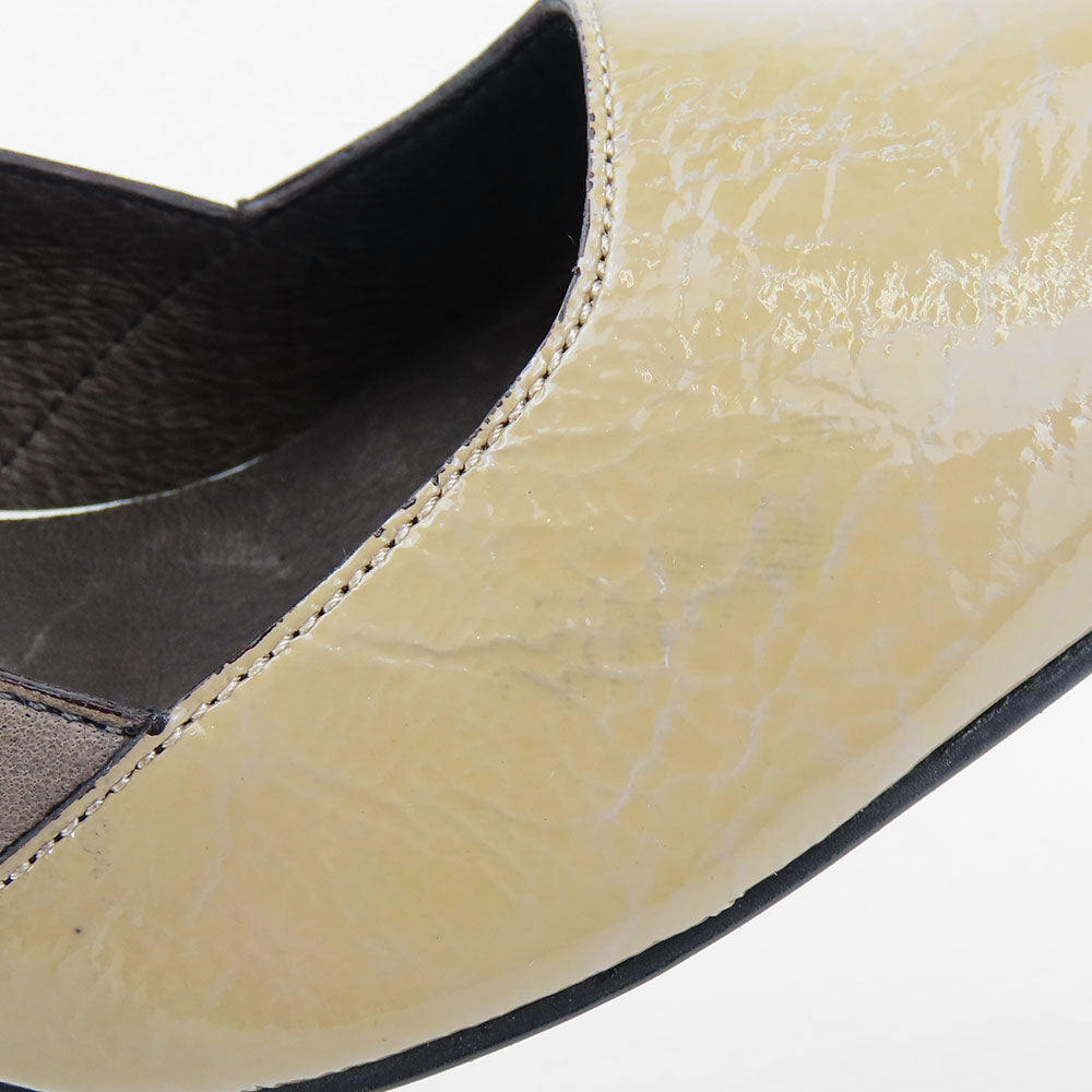 RABOKIGOSHI Works Leather Enamel Pumps