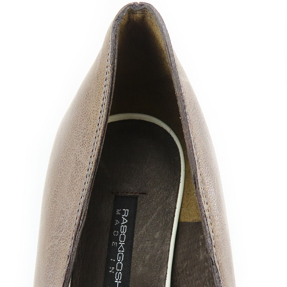 RABOKIGOSHI Works Leather Enamel Pumps