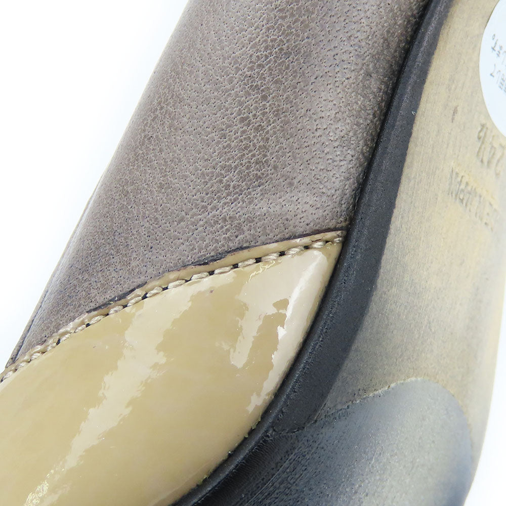 RABOKIGOSHI Works Leather Enamel Pumps