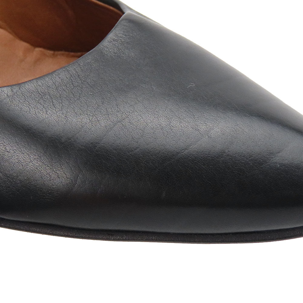 RABOKIGOSHI Works Leather Pumps Black