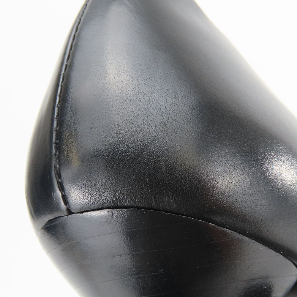 RABOKIGOSHI Works Leather Pumps Black