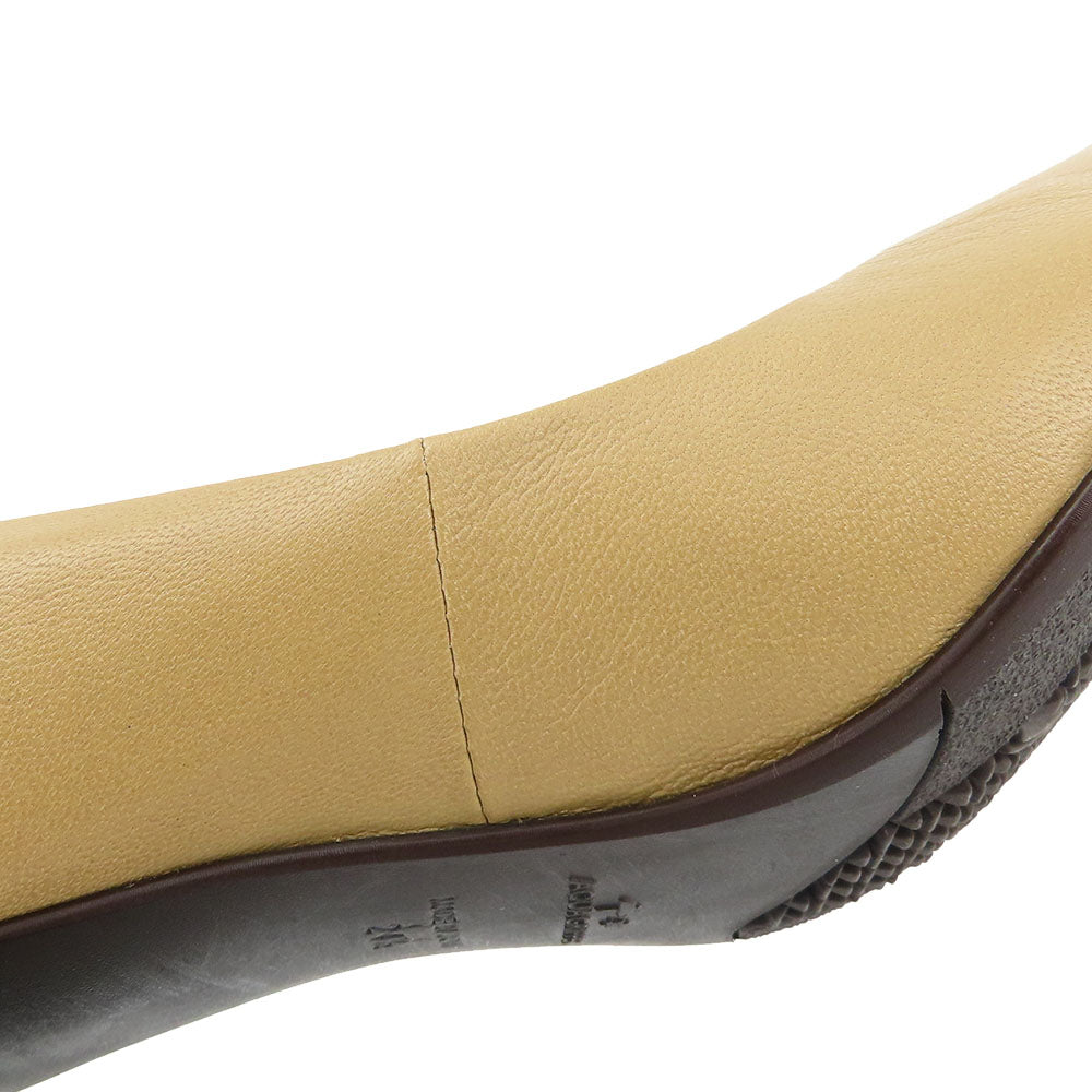 RABOKIGOSHI Works Leather Pumps Beige