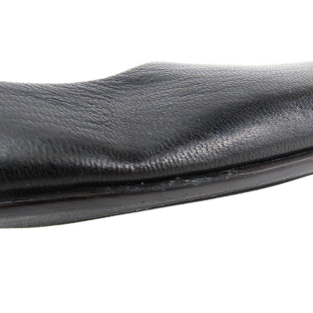 RABOKIGOSHI Works Leather Pumps Black