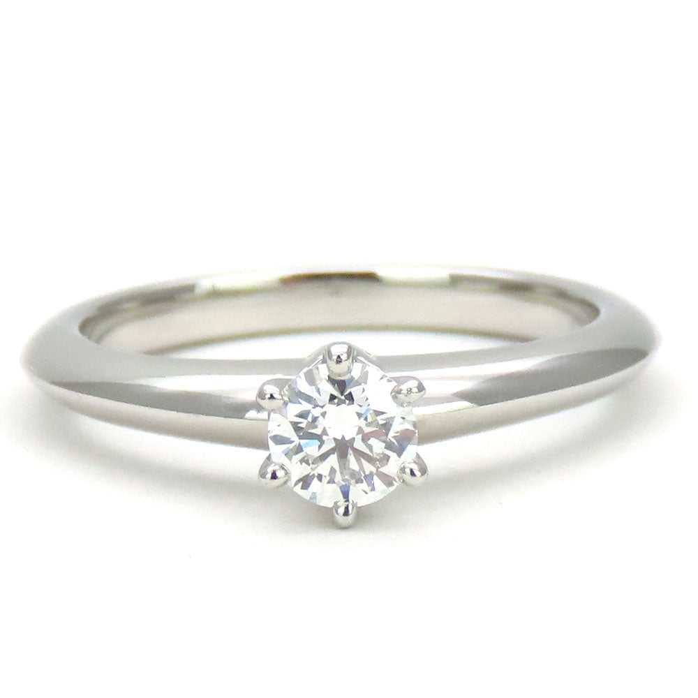 Tiffany & Co Pt950 Diamond Ring Solitaire