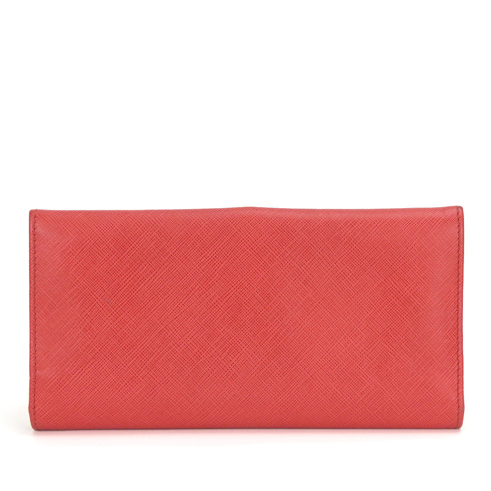 Salvatore Ferragamo Pink Leather Bifold Wallet