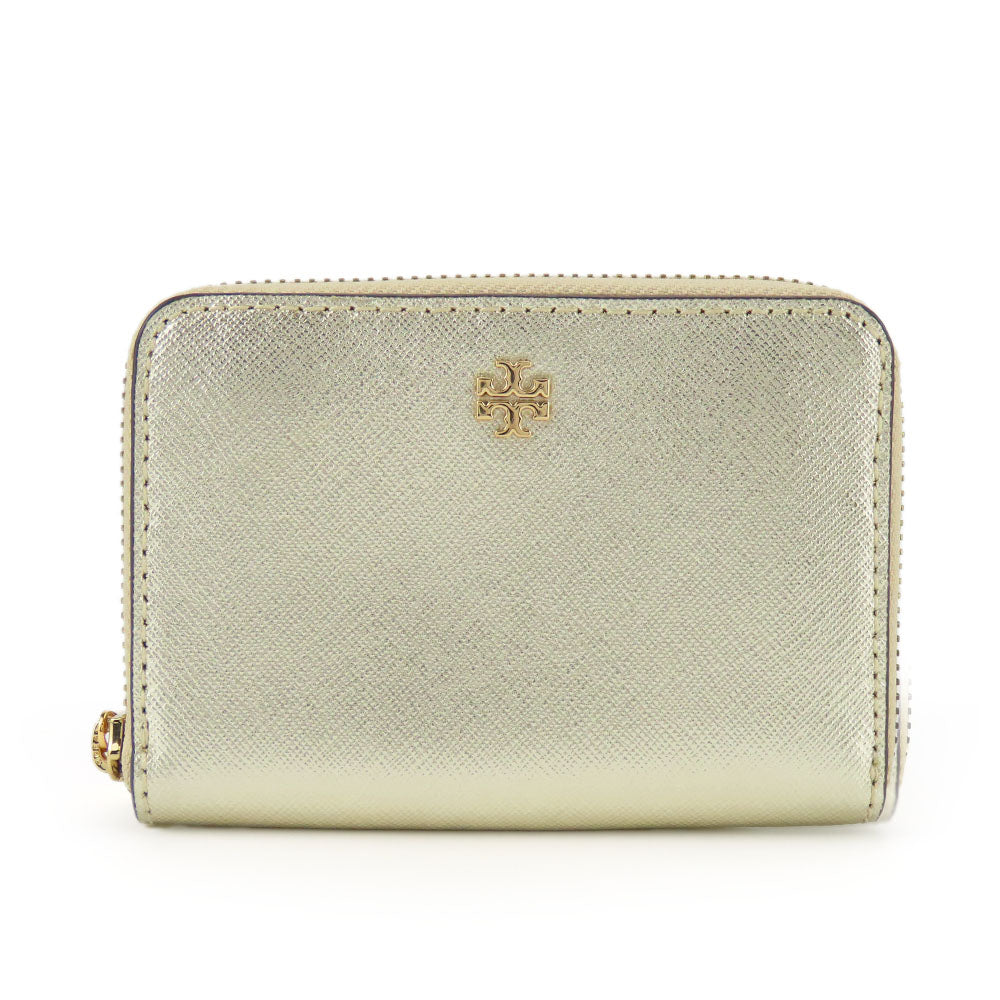 Tory Burch Leather Coin Case with Key Ring