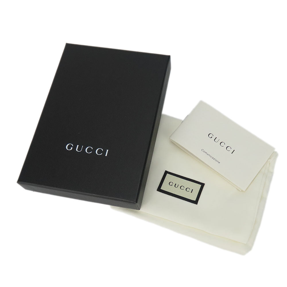 GUCCI Sima Leather Coin Case Key Holder