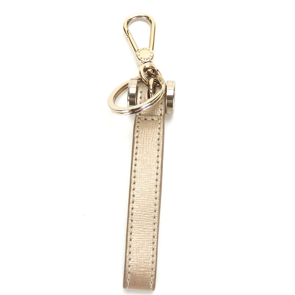 Furla Leather Metal Key Ring