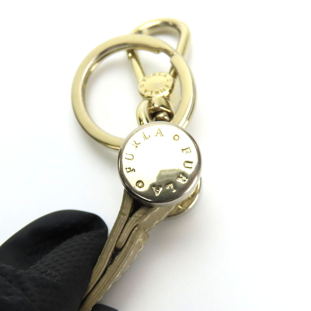 Furla Leather Metal Key Ring