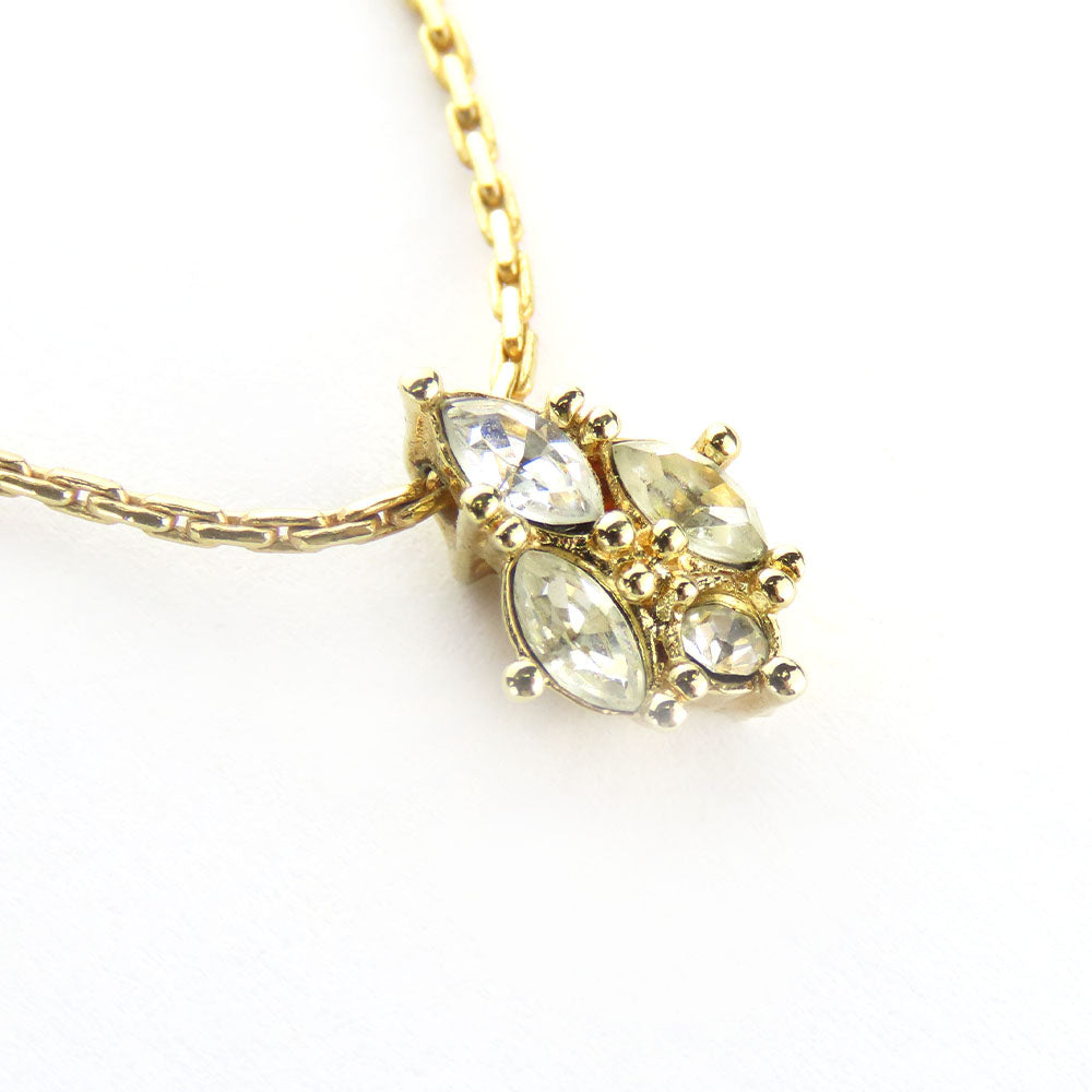 Christian Dior Metal Rhinestone Necklace