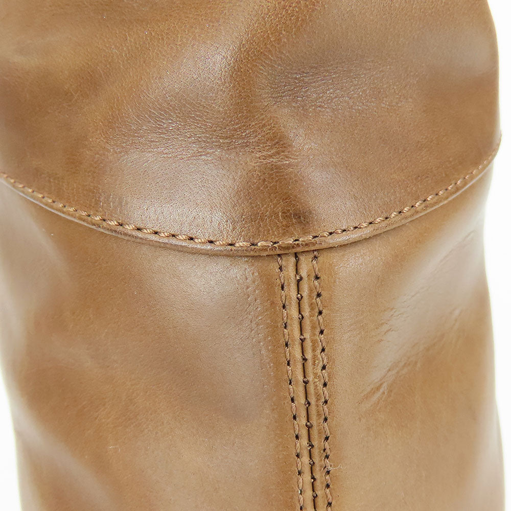 Used Gucci Leather Boots Brown