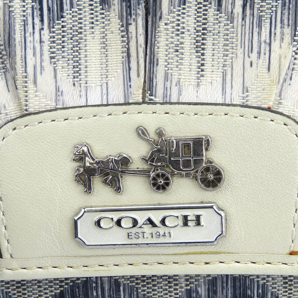 Coach Canvas Leather Bifold Wallet