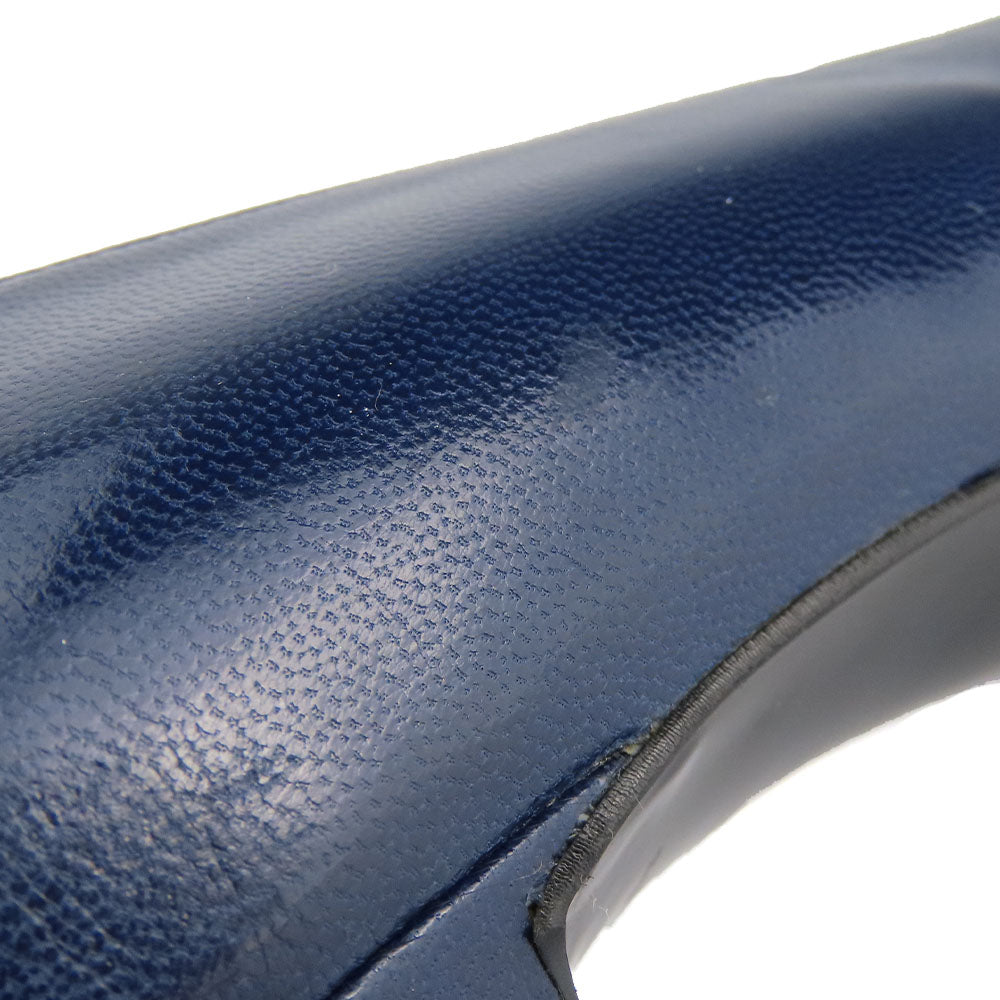 Yves Saint Laurent Leather Pumps Navy