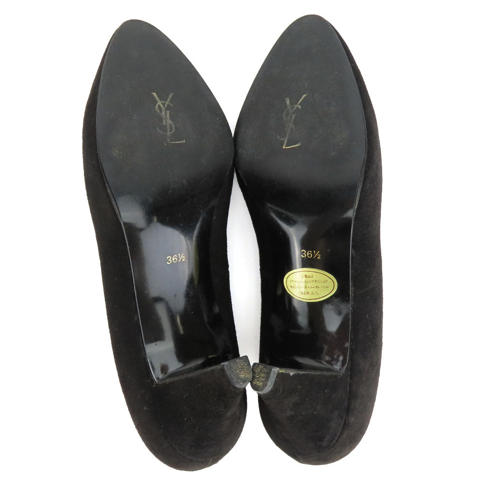 Yves Saint Laurent Suede Pumps Black