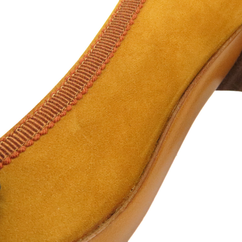 Salvatore Ferragamo Suede Pumps Camel