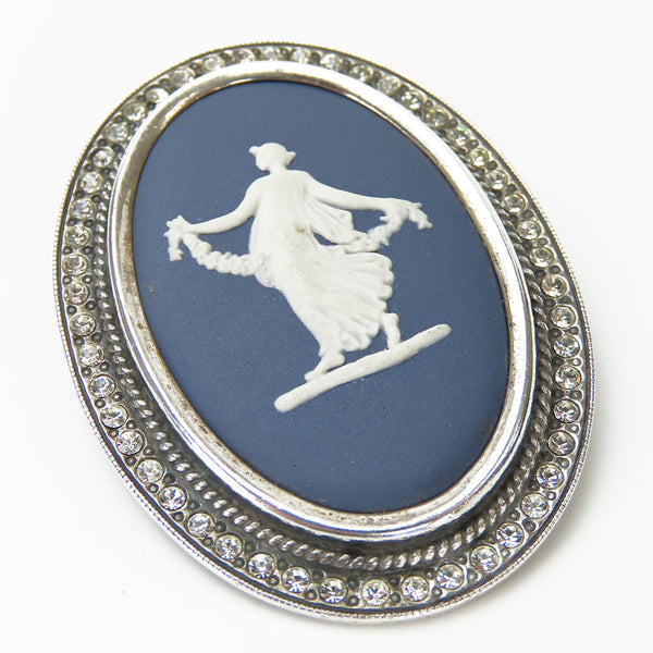 Wedgwood Silver Brooch
