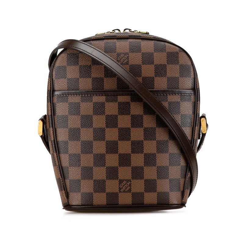 Louis Vuitton Damier Ipanema PM Shoulder Bag N51294 Brown PVC Leather in Very Good Condition