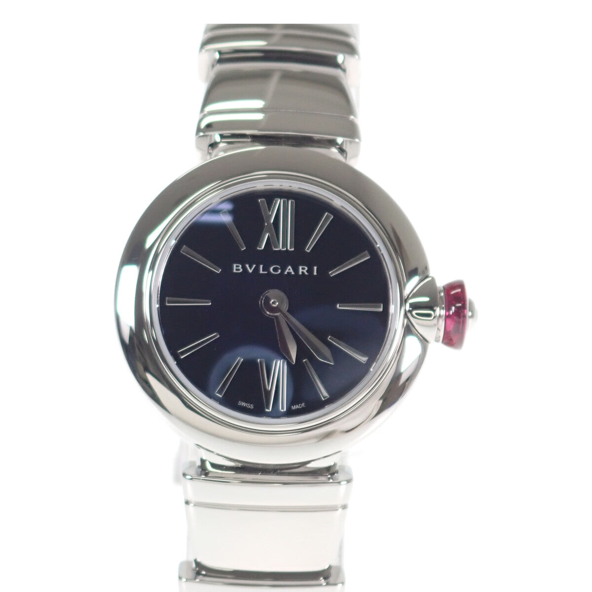 Bvlgari  Bulgari Women's BVLGARI Piccola Lucea Watch LU23BSS in Stainless Steel, Silver (Pre-owned) LU23BSS in Excellent condition