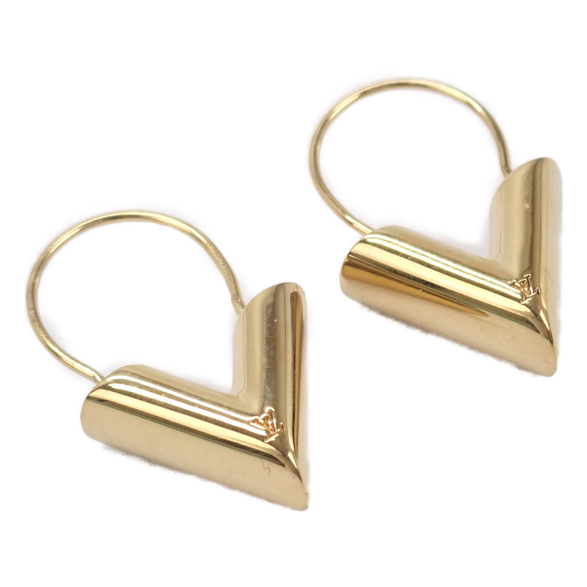 Louis Vuitton Essential V Hoop Earrings  Metal Earrings M61088 in Good condition