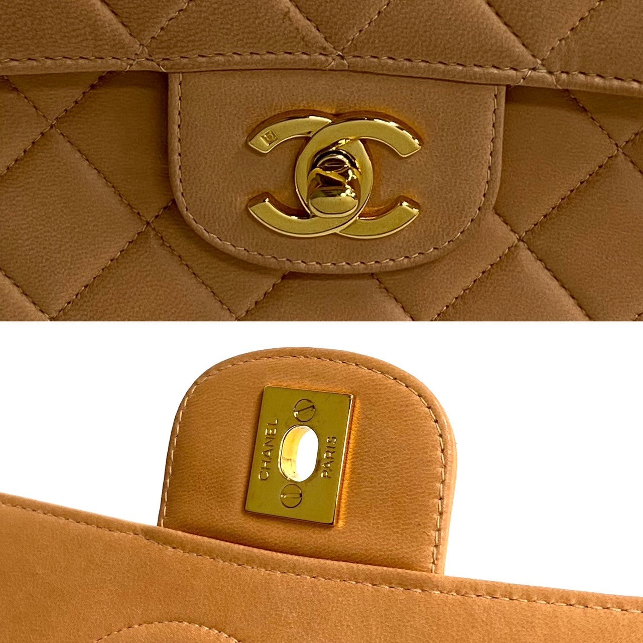 Chanel Lambskin Matelasse Top Handle Mini Handbag